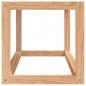 Preview: Handtuchhalter 60x20x20 cm Massivholz Nussbaum