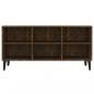 Preview: TV-Schrank mit Metallbeinen Räuchereiche 103,5x30x50 cm