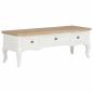 Preview: ARDEBO.de - TV-Schrank Weiß 100 x 35 x 35 cm Holz