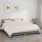 Preview: ARDEBO.de - Gewichtsdecke Hellcreme 220x260 cm 15 kg Stoff