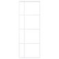 Preview: Schiebetür ESG-Glas und Aluminium 76x205 cm Weiß
