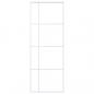 Preview: Schiebetür ESG-Glas und Aluminium 76x205 cm Weiß