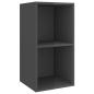 Preview: 5-tlg. TV-Schrank-Set Hochglanz-Grau Holzwerkstoff