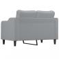 Preview: 2-Sitzer-Sofa Hellgrau 120 cm Stoff