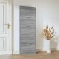 Preview: Schuhschrank Grau Sonoma 59x17x169 cm Holzwerkstoff