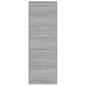 Preview: Schuhschrank Grau Sonoma 59x17x169 cm Holzwerkstoff