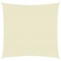 Preview: Sonnensegel Oxford-Gewebe Quadratisch 6x6 m Creme