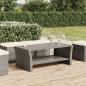 Preview: ARDEBO.de - Couchtisch Grau 100x50x40 cm Poly Rattan
