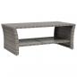 Preview: Couchtisch Grau 100x50x40 cm Poly Rattan