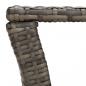 Preview: Couchtisch Grau 100x50x40 cm Poly Rattan