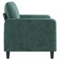 Preview: 2-Sitzer-Sofa Dunkelgrün 120 cm Samt