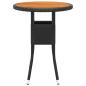 Preview: 5-tlg. Garten-Lounge-Set Poly Rattan Schwarz