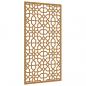 Preview: Garten-Wanddeko 105x55 cm Cortenstahl Maurisches Design