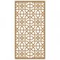 Preview: Garten-Wanddeko 105x55 cm Cortenstahl Maurisches Design