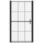 Preview: Duschtür Hartglas 100 x 178 cm Schwarz