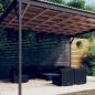 Preview: ARDEBO.de - 9-tlg. Garten-Lounge-Set mit Kissen Poly Rattan Schwarz