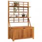Preview: Truhe mit Rankgitter 99x50x160 cm Massivholz Akazie