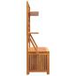 Preview: Truhe mit Rankgitter 99x50x160 cm Massivholz Akazie