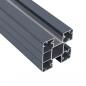 Preview: Zaunelement-Set Grau 526x186 cm WPC