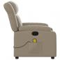 Preview: Massagesessel Cappuccino-Braun Kunstleder