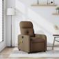 Preview: ARDEBO.de - Massagesessel Braun Stoff