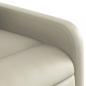 Preview: Massagesessel mit Aufstehhilfe Creme Kunstleder