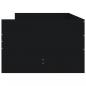 Preview: Bett mit Schubladen Schwarz 75x190 cm
