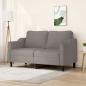 Preview: ARDEBO.de - 2-Sitzer-Sofa Taupe 140 cm Stoff