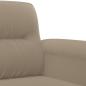 Preview: 3-Sitzer-Sofa Taupe 180 cm Mikrofasergewebe