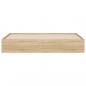 Preview: Bettgestell mit Schubladen Sonoma-Eiche 180x200cm Holzwerkstoff