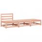 Preview: Gartensofa ohne Armlehnen mit Kissen und Hockern