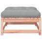 Preview: Gartensofa ohne Armlehnen mit Kissen und Hockern