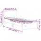 Preview: Bettgestell mit Kopfteil Grau Sonoma 90x190 cm Holzwerkstoff