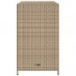 Preview: Gartenschrank Beige 83x45x76 cm Poly Rattan