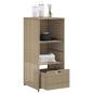 Preview: Gartenschrank Beige 50x55x115 cm Poly Rattan
