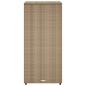 Preview: Gartenschrank Beige 50x55x115 cm Poly Rattan