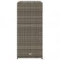 Preview: Gartenschrank Grau 105x55x113 cm Poly Rattan