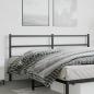 Preview: ARDEBO.de - Kopfteil Metall Schwarz 180 cm