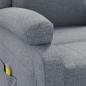Preview: Massagesessel Hellgrau Stoff