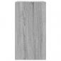 Preview: Schuhschrank Grau Sonoma 60x34x63,5 cm Holzwerkstoff