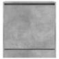 Preview: Schuhschrank Betongrau 60x34x63,5 cm Holzwerkstoff