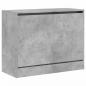 Preview: Schuhschrank Betongrau 80x34x63 cm Holzwerkstoff