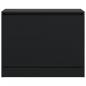 Preview: Schuhschrank Schwarz 80x34x63 cm Holzwerkstoff