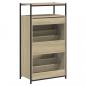 Preview: Schuhschrank Sonoma-Eiche 60x34x112 cm Holzwerkstoff
