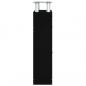 Preview: Schuhschrank Schwarz 63x24x104 cm Holzwerkstoff