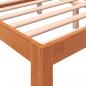 Preview: Massivholzbett ohne Matratze Wachsbraun 160x200 Kiefernholz