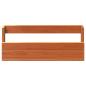 Preview: Wand-Schuhregale 2 Stk. Wachsbraun 59x8,5x23,5 cm Massivholz