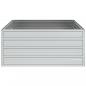 Preview: Garten-Hochbeet 100x100x45 cm Verzinkter Stahl Silber