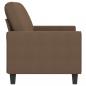 Preview: 2-Sitzer-Sofa Braun 140 cm Stoff