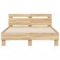 Preview: Bettgestell mit Kopfteil Sonoma-Eiche 120x190 cm Holzwerkstoff